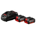 Bateria BOSCH 18 V Taladro Inalambrico LITHIUM-IO / KIT + GAL 1880 / 4.0 Ah / BOSCH-5-C-2-B