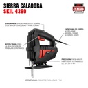 Sierra Caladora SKIL 4380 380W  1 Velocidad / BOSCH-6-C-3