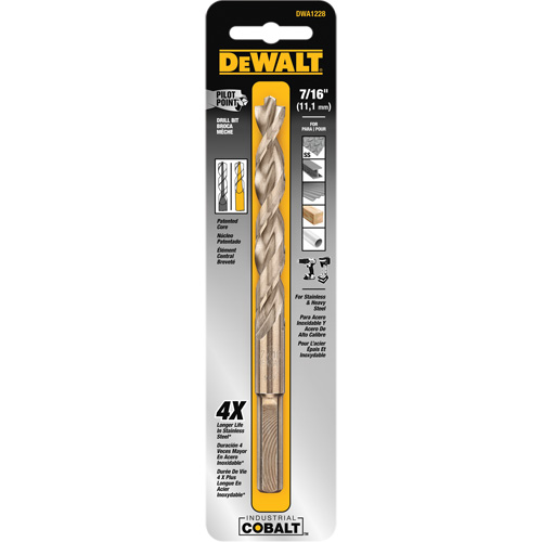 Broca Metal Madera Cobalto 7/16&quot; DeWalt / DEWALT-5-B-3-A-2