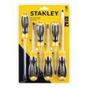 Desarmadores KIT STANLEY de 6 PZAS / PHILIPS CASTIGADERA / DEWALT-