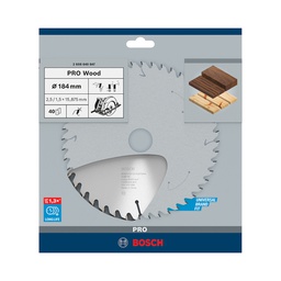 [2608640847] Disco Sierra Circular 7 1/4&quot; 40D BOSCH / OPTILINE WOOD / BOSCH-TABLA-6