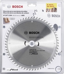 [2608644336] Disco Sierra Circular 10&quot; 60 Dientes BOSCH / ECO / MADERA / BOSCH-TABLA-ACC