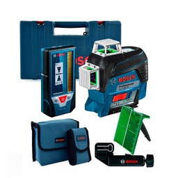[1063T] Nivel Laser GLL 3-80 CG + LR7 + BM1 de linea VERDE / BOSCH-6-E-1