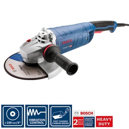 [18F4-0G0] Amoladora 9&quot; BOSCH GWS 25-230 / 2500 W / VULCANO / EJE 14 mm / BOSCH-8-C-1