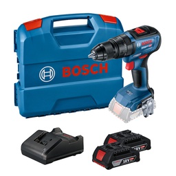 [19H5] Taladro inalambrico 18V BOSCH GSB 18V-50 + PERCUCION / BOSCH-12-C-3-B