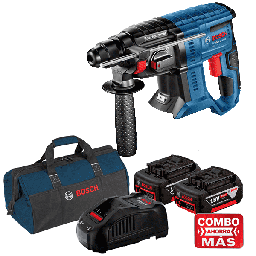 [1911-COMBO] Martillo Perforador 2 KG GBH 180 LI / 2-BATERIA / BOSCH-