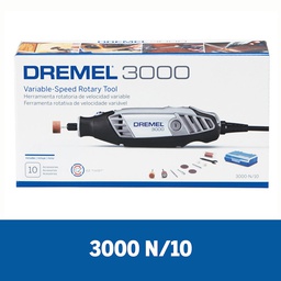 [3000-10] Moto Tool Dremel 3000 10 Accesorios + GUIA DE PROYECTOS / BOSCH-8-C-2-B