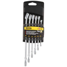 [85-927LA] Llaves Combinadas PULGADAS 6 Piezas / 5/8&quot;, 9/16&quot;, 1/2&quot;, 7/16&quot;, 3/8&quot;, 1/4&quot;, STANLEY / DEWALT-