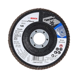 [2608619291] Disco Laminado 4/12&quot; G.120 / STANDARD-FB / INOX-METAL / BOSCH-7-D-3
