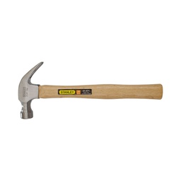 [51-471] Martillo de Uña Curva 16 OZ Mango de Madera / STANLEY / BOSCH-