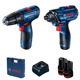 [19G81G3] Combo Taladro GSB 120-LI GDR 120-LI / 2 Bateria 1 Cargador / BOSCH-6-E-3