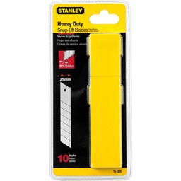 [11-325T] Cuchilla / Repuesto 10 Piezas ( 1&quot; x 25 mm ) / STANLEY / DEWALT-