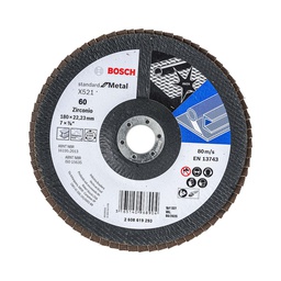 [2608619293] Disco Laminado 7&quot; G.60 / STANDARD-FB / INOX-METAL / BOSCH-7-D-3-C