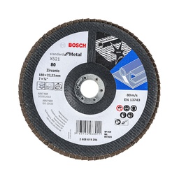[2608619294] Disco Laminado 7&quot; G.80 / STANDARD-FB / INOX-METAL / BOSCH-
