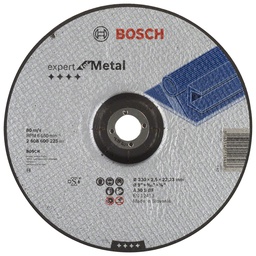 [2608600225] Disco abrasivo 9&quot; Corte metal Concavo / EXPERT / 9&quot; X 3/32&quot; X 7/8&quot; (230 X 2.5 X 22.23MM) / BOSCH-